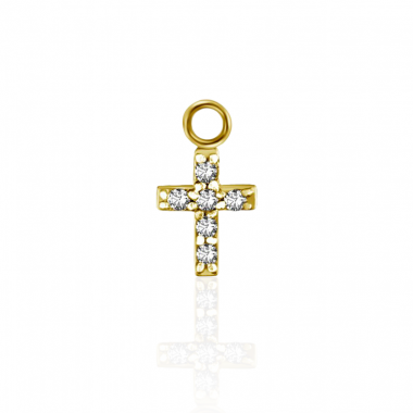 Charm Croix pour anneau -...