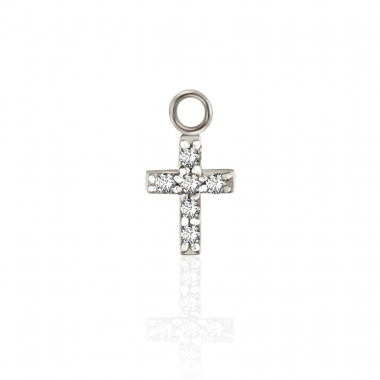 Charm Croix pour anneau -...