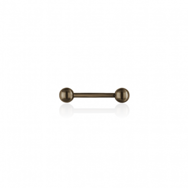 Barbell Titane Noir - 1.6mm...