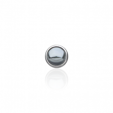 Hématite cabochon - 4.5mm -...