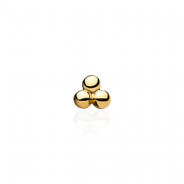 Trio billes Or Jaune 14k -...